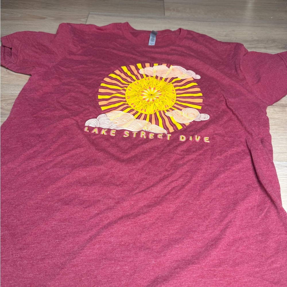 Lake Street Dive Graphic Tee Indie Band Tee Retro Sun Soft Womens L - Picture 5 of 6
